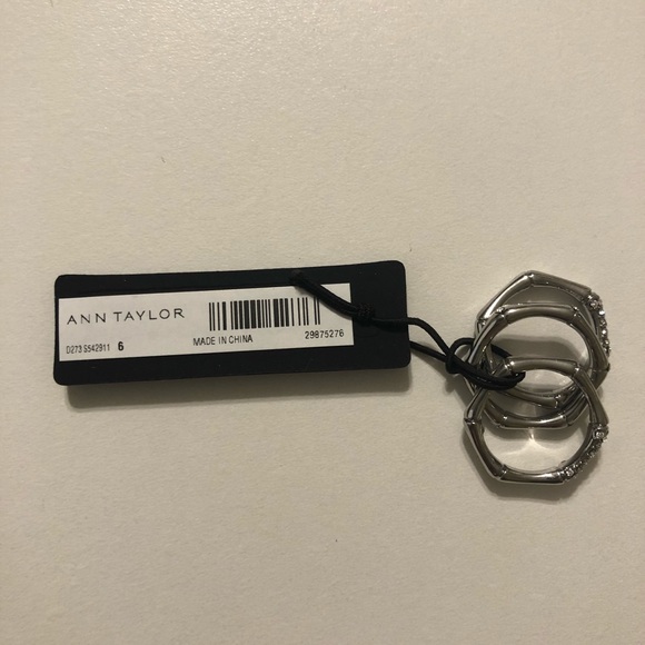 Ann Taylor Bamboo Stackable ring set - Picture 6 of 6